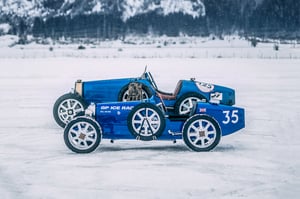 bugatti on ice